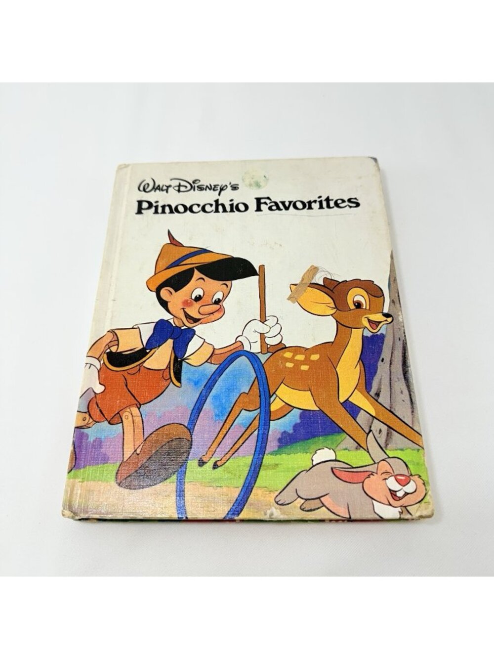 Vintage Walt Disney Pinocchio Children Book Bedtime Nursery Lullaby Storytelling